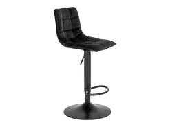 Conjunto de 2 Bancos Altos Middelfart, Preto, 43x43x108 cm, Kendra Home