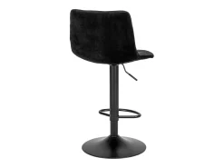 Conjunto de 2 Bancos Altos Middelfart, Preto, 43x43x108 cm, Kendra Home