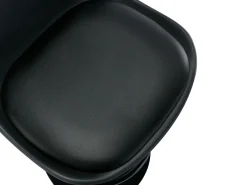 Conjunto de 2 bancos altos em polipropileno e metal - Preto - XAFY