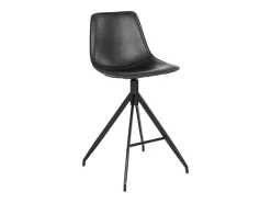 Conjunto de 2 Bancos Altos Monaco, Preto, 51x44x96 cm, Kendra Home