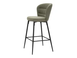 Conjunto de 2 Bancos Altos VKH433, Verde, 52x59x108 cm, Kendra Home