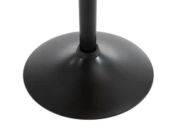 Conjunto de 2 bancos altos pele sintética, natural claro e preto - MONTENEGRO