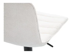 Conjunto de 2 Bancos Altos VKH444, Branco, 43x49,5x85,5 cm, Kendra Home