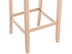 Conjunto de 2 bancos altos - Tecido - Bege - ROVIGO