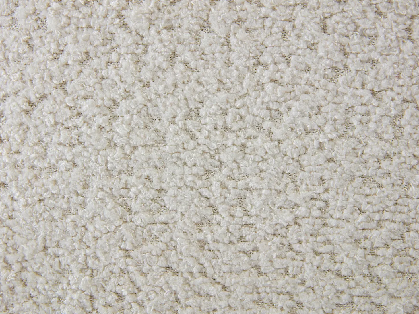 Conjunto de 2 bancos altos em tecido bouclé e metal dourado branco - LOLY