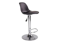 Conjunto de 2 Bancos Altos Trondheim, Preto, 41x39x104 cm, Kendra Home
