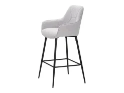 Conjunto de 2 Bancos Altos VKH434, Cinzento, 55x55x109 cm, Kendra Home