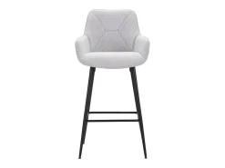 Conjunto de 2 Bancos Altos VKH434, Cinzento, 55x55x109 cm, Kendra Home