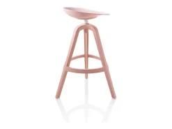 Conjunto de 2 bancos COLBY cor-de-rosa para interior/exterior