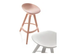 Conjunto de 2 bancos COLBY cor-de-rosa para interior/exterior