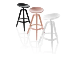 Conjunto de 2 bancos COLBY cor-de-rosa para interior/exterior