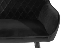 Conjunto de 2 bancos de bar em MDF branco