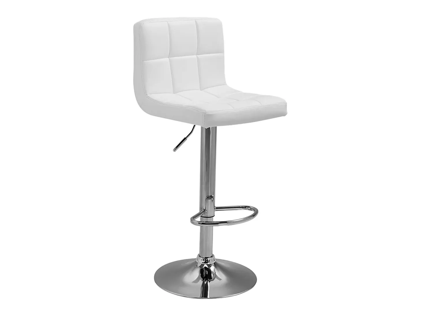 Conjunto de 2 bancos de barra branca MIKE