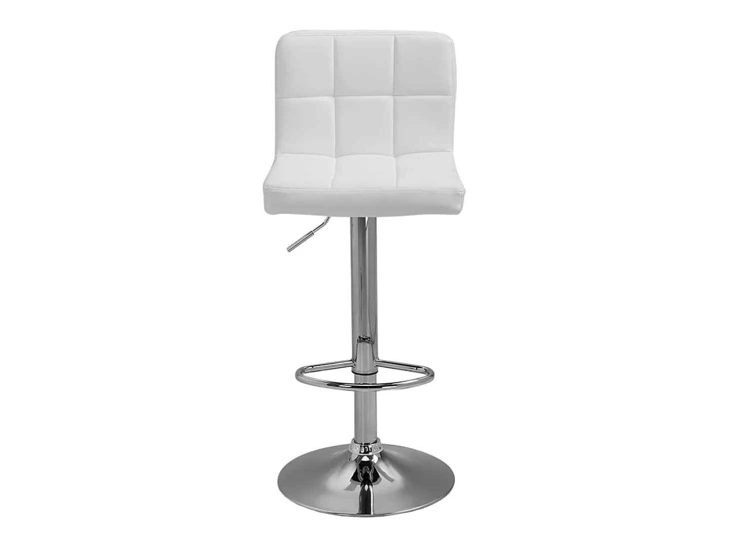 Conjunto de 2 bancos de barra branca MIKE