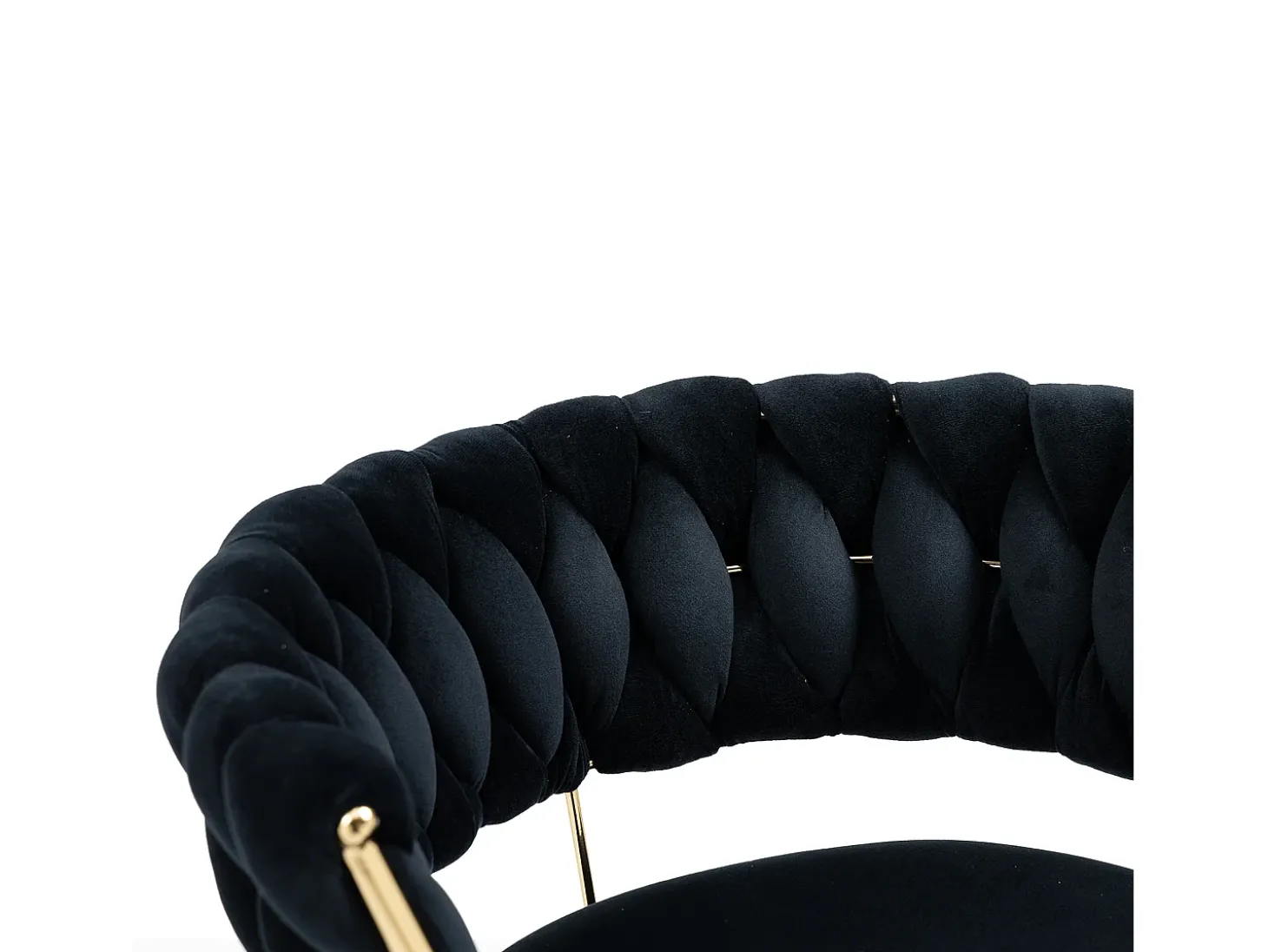 Conjunto de 2 bancos de bar giratórios de 360° e ajustáveis em altura com apoio para os pés, veludo, preto e prateado