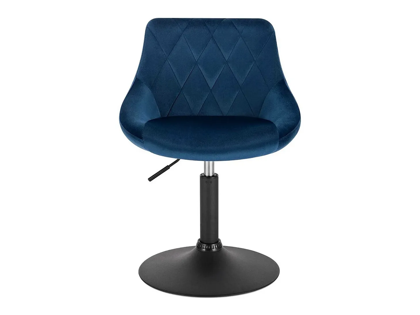 Conjunto de 2 banquetas de bar em veludo azul 19_0000248
