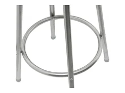 Conjunto de 2 banquetas de bar modernas em madeira marrom 1202010