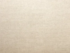 Conjunto de 2 banquetas de bar em tecido e metal - Creme e branco - CARSTEN