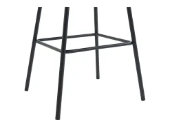 Conjunto de 2 banquetas em tecido e metal preto - Bege - LAZONI por Pascal Morabito