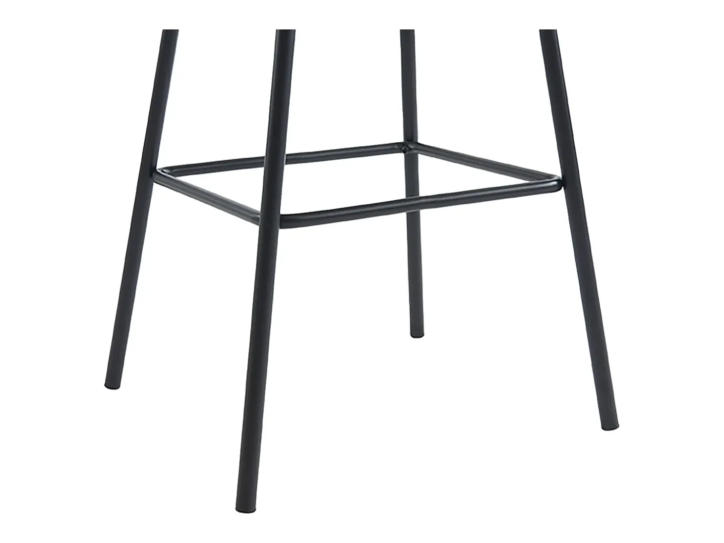 Conjunto de 2 banquetas em tecido e metal preto - Bege - LAZONI por Pascal Morabito