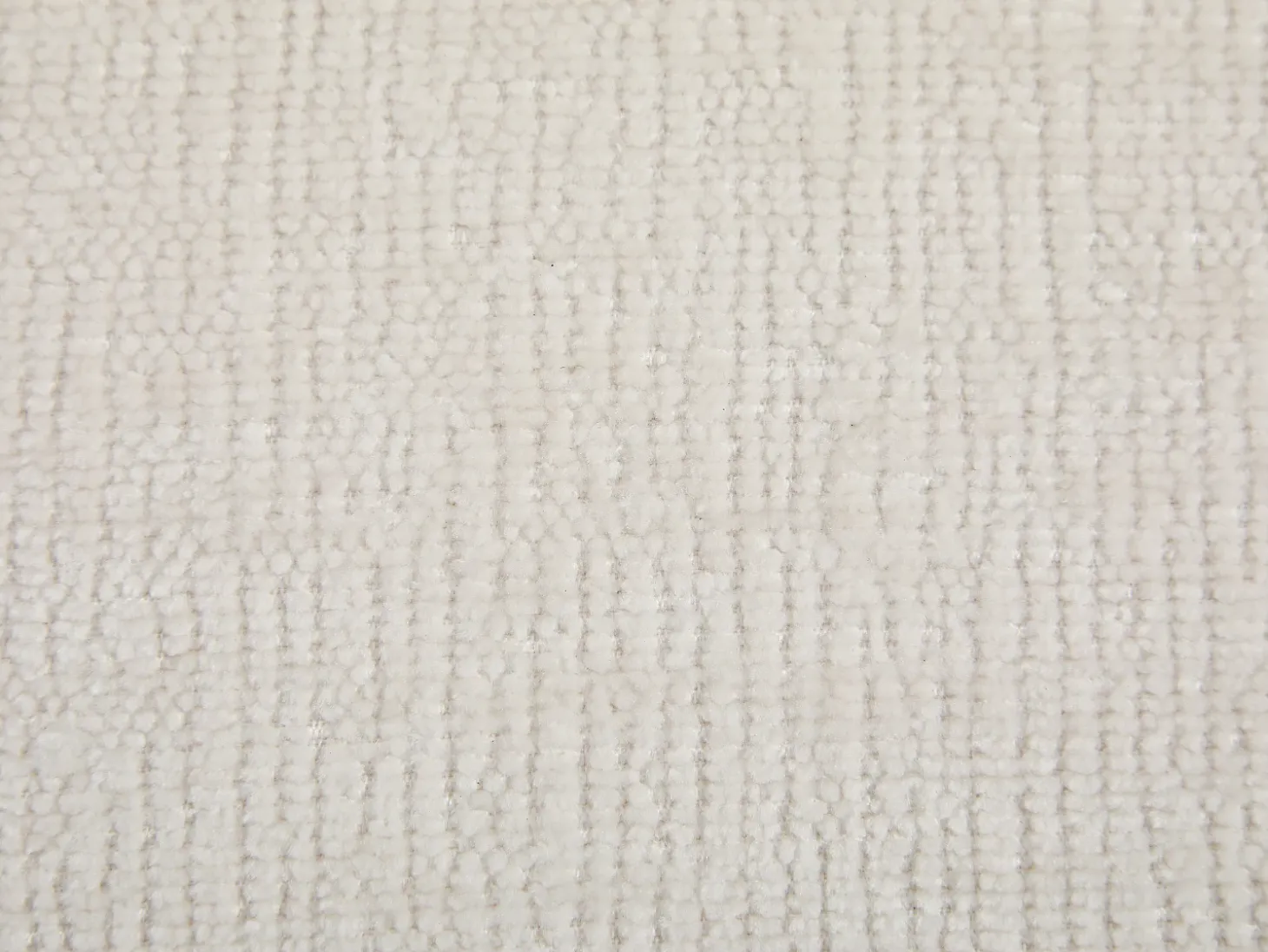 Conjunto de 2 banquetas em tecido texturizado e madeira de seringueira natural - Creme - LERANIA