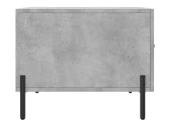 Conjunto de 2 Mesas de Centro | Mesa de apoio | Mesa de café 50x50x40 cm madeira processada cinza cimento
