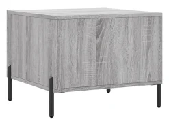 Conjunto de 2 Mesas de Centro | Mesa de apoio | Mesa de café 50x50x40 cm madeira proc. sonoma cinza