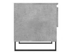 Conjunto de 2 Mesas de Centro | Mesa de apoio | Mesa de café 50x46x50 cm deriv. madeira cinza-cimento