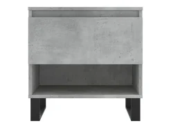 Conjunto de 2 Mesas de Centro | Mesa de apoio | Mesa de café 50x46x50 cm deriv. madeira cinza-cimento