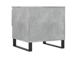 Conjunto de 2 Mesas de Centro | Mesa de apoio | Mesa de café 50x46x50 cm deriv. madeira cinza-cimento