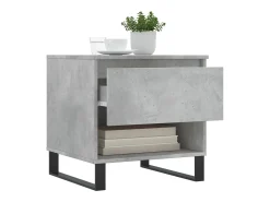 Conjunto de 2 Mesas de Centro | Mesa de apoio | Mesa de café 50x46x50 cm deriv. madeira cinza-cimento