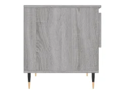 Conjunto de 2 Mesas de Centro | Mesa de apoio | Mesa de café 50x46x50cm deriv. madeira cinzento sonoma