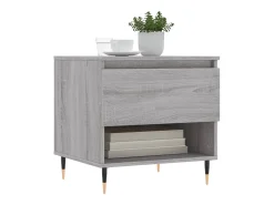 Conjunto de 2 Mesas de Centro | Mesa de apoio | Mesa de café 50x46x50cm deriv. madeira cinzento sonoma