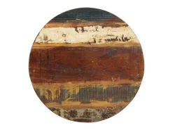 Conjunto de 2 Mesas de Centro Baixas | Mesa de apoio madeira recuperada maciça