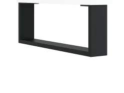 Conjunto de 2 Mesas de Centro | Mesa de apoio | Mesa de café 50x46x35cm deriv. madeira branco brilhante