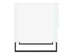 Conjunto de 2 Mesas de Centro | Mesa de apoio | Mesa de café 50x46x50cm deriv. madeira branco brilhante