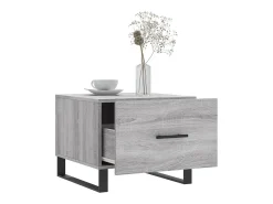 Conjunto de 2 Mesas de Centro | Mesa de apoio | Mesa de café 50x50x40 cm madeira proc. sonoma cinza