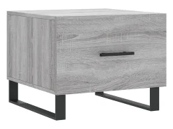 Conjunto de 2 Mesas de Centro | Mesa de apoio | Mesa de café 50x50x40 cm madeira proc. sonoma cinza
