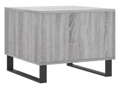 Conjunto de 2 Mesas de Centro | Mesa de apoio | Mesa de café 50x50x40 cm madeira proc. sonoma cinza