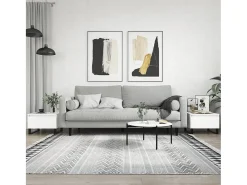 Conjunto de 2 Mesas de Centro | Mesa de apoio | Mesa de café 50x46x35 cm derivados de madeira branco