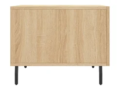 Conjunto de 2 Mesas de Centro | Mesa de apoio | Mesa de café 50x50x40cm deriv. madeira carvalho sonoma