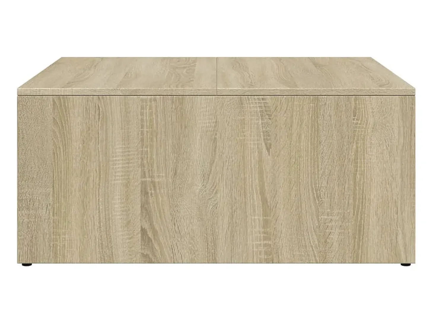 Conjunto de 2 Mesas de Centro Baixas | Mesa de apoio deriv. madeira/metal carvalho sonoma