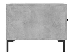 Conjunto de 2 Mesas de Centro | Mesa de apoio | Mesa de café 50x50x40 cm madeira processada cinza cimento