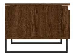 Conjunto de 2 Mesas de Centro | Mesa de apoio | Mesa de café 50x46x35 cm deriv. madeira carvalho castanho