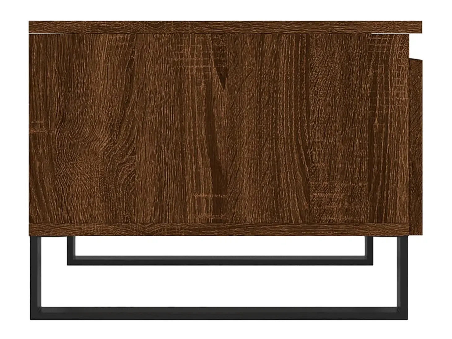 Conjunto de 2 Mesas de Centro | Mesa de apoio | Mesa de café 50x46x35 cm deriv. madeira carvalho castanho