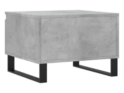 Conjunto de 2 Mesas de Centro | Mesa de apoio | Mesa de café 50x46x35 cm deriv. madeira cinza-cimento