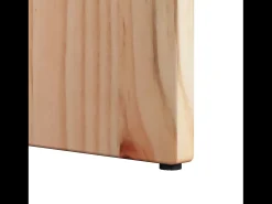 Conjunto de 2 Mesas de Centro | Mesa de apoio Natural 41.5x41.5x41 cm