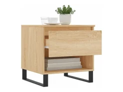Conjunto de 2 Mesas de Centro | Mesa de apoio | Mesa de café 50x46x50cm deriv. madeira carvalho sonoma