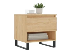 Conjunto de 2 Mesas de Centro | Mesa de apoio | Mesa de café 50x46x50cm deriv. madeira carvalho sonoma