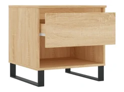 Conjunto de 2 Mesas de Centro | Mesa de apoio | Mesa de café 50x46x50cm deriv. madeira carvalho sonoma